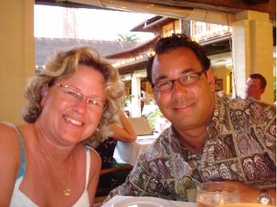 Janet & Randy at Gaylord's Restaurant